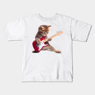 Rock Kitty Kids T-Shirt